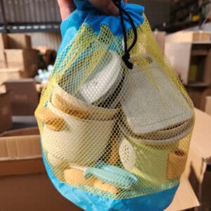 סט סירים וכלי אוכל פלסטיק