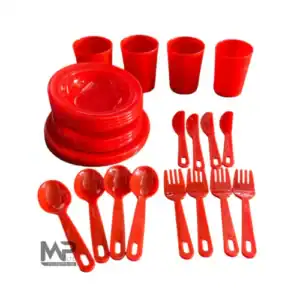 סט כלי אוכל בשרי